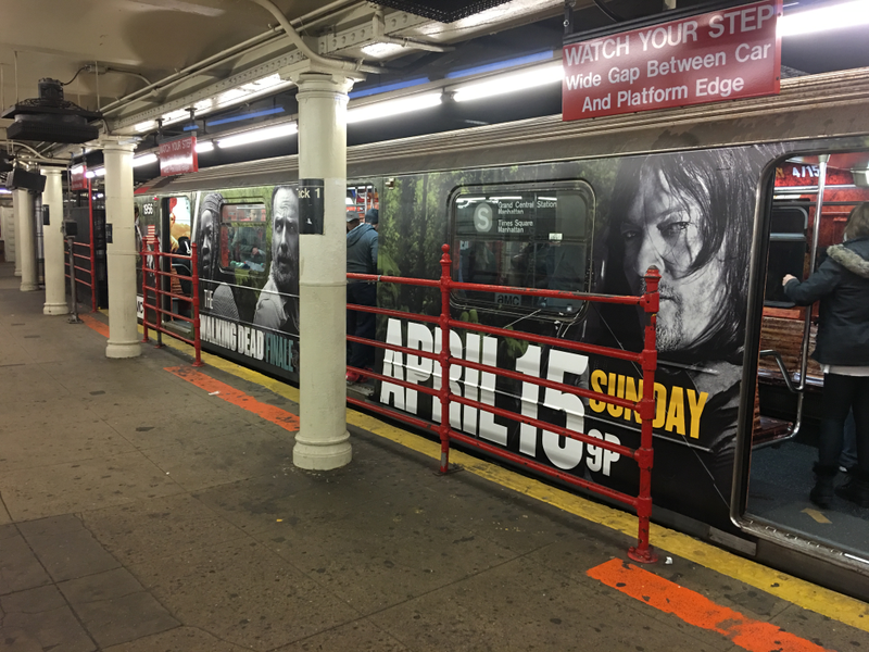 Illustration for article titled Wrapped Subway Cars